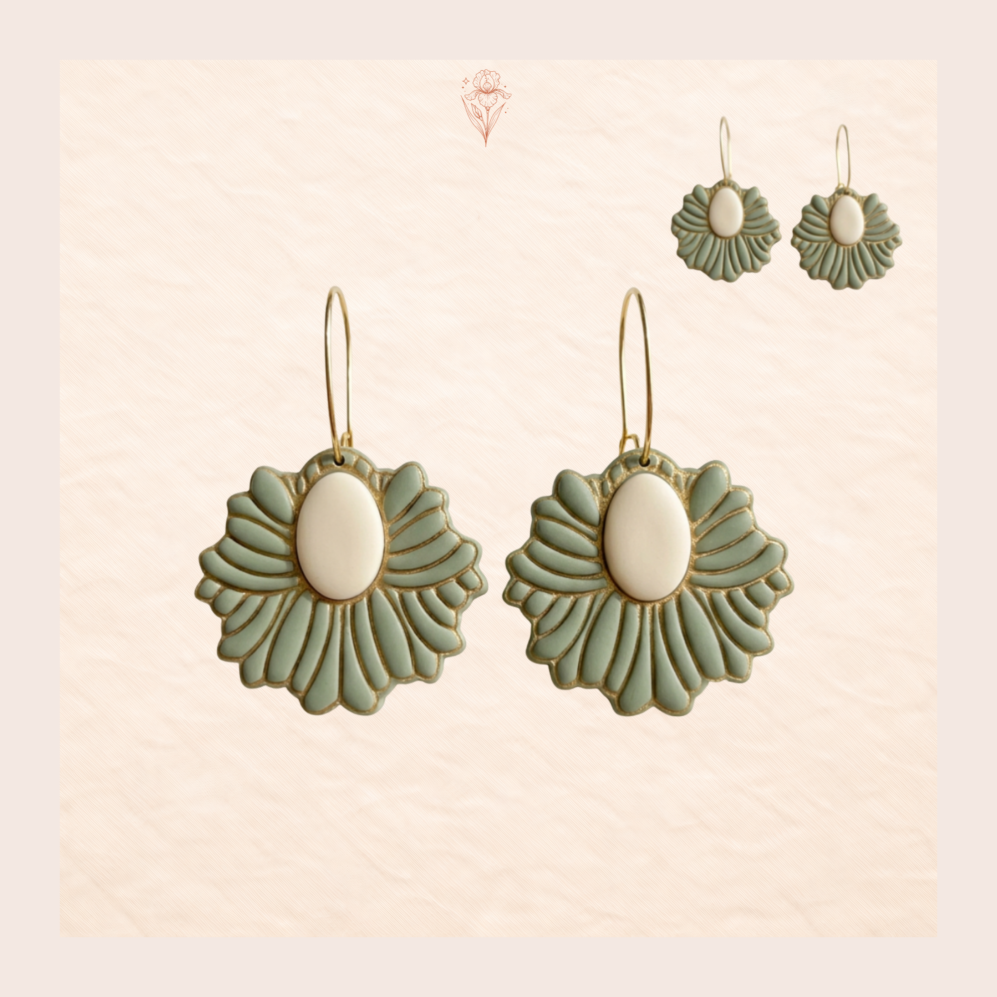 Abstract Boho Polymer Clay Cutter | 3D Printed Clay Earring Cutter | Boho Shape Cutter for Clay Earrings | Clay Tools for Jewellery Making