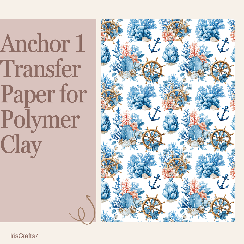 Anchor 1 Transfer Paper for Polymer Clay