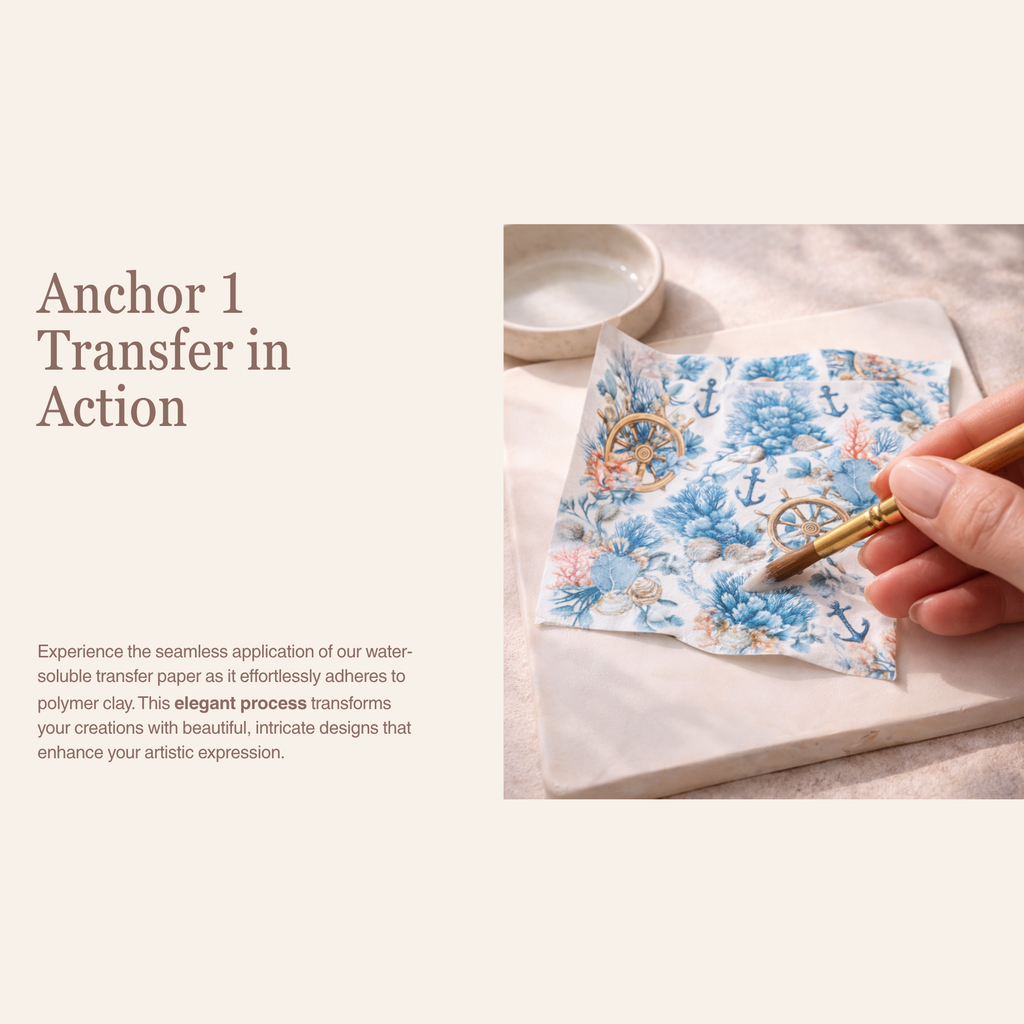 Anchor 1 Transfer Paper for Polymer Clay