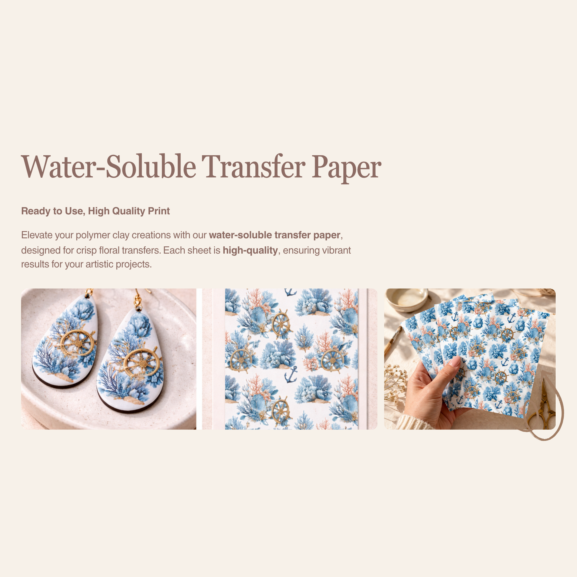 Anchor 1 Transfer Paper for Polymer Clay