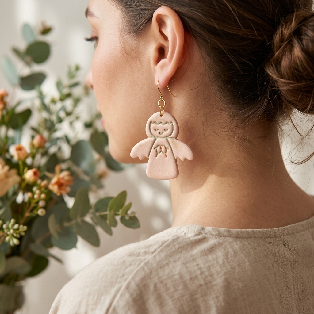 Angel No.5 Polymer Clay Cutter | Cherub Earring Tool