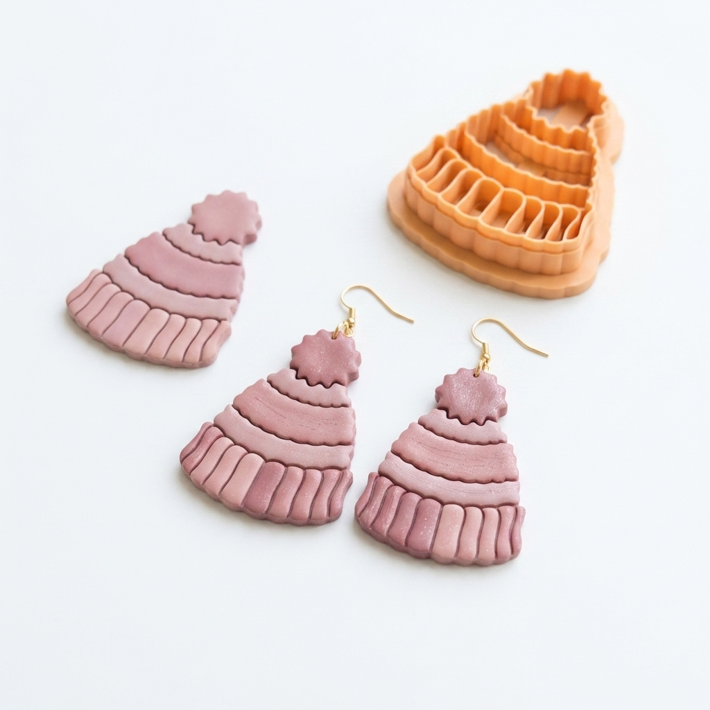 Autumn Hat Polymer Clay Cutter | 25–45mm Fall Earring Cutter | IrisCrafts7