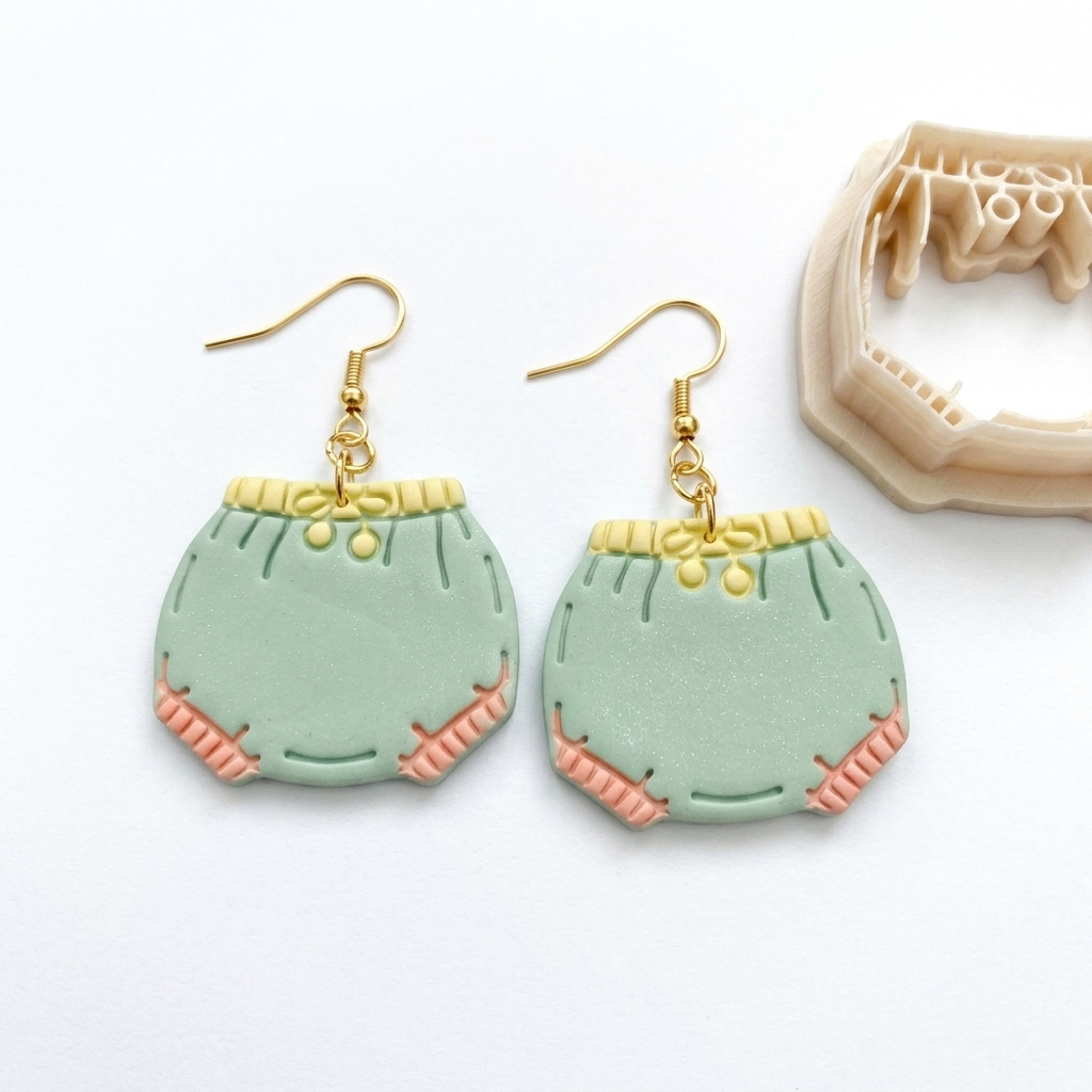 Baby Shower 1 Polymer Clay Cutter | Cute Baby Earring Tool