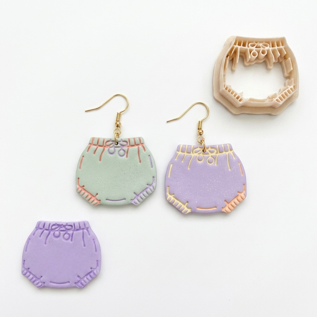 Baby Shower 1 Polymer Clay Cutter | Cute Baby Earring Tool