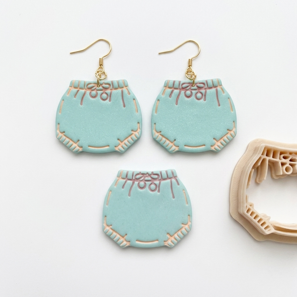 Baby Shower 1 Polymer Clay Cutter | Cute Baby Earring Tool