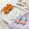 Ballerina Cow Polymer Clay Cutter | Cute Animal Earring Tool