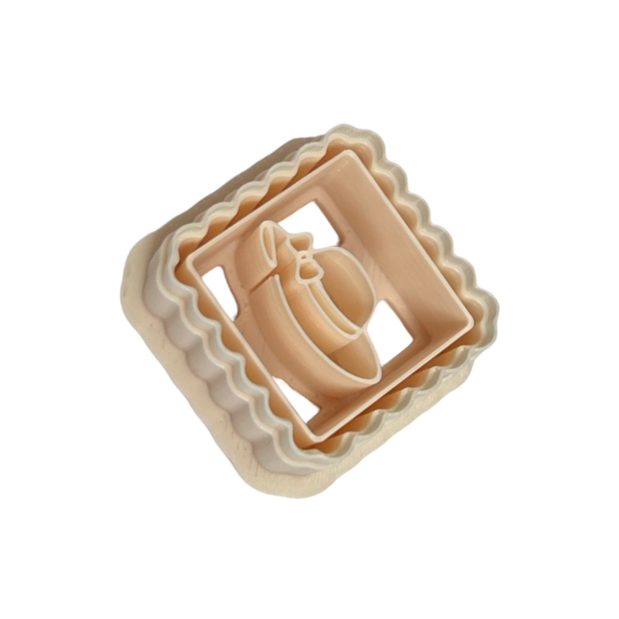 Beach Hat Stamp Polymer Clay Cutter