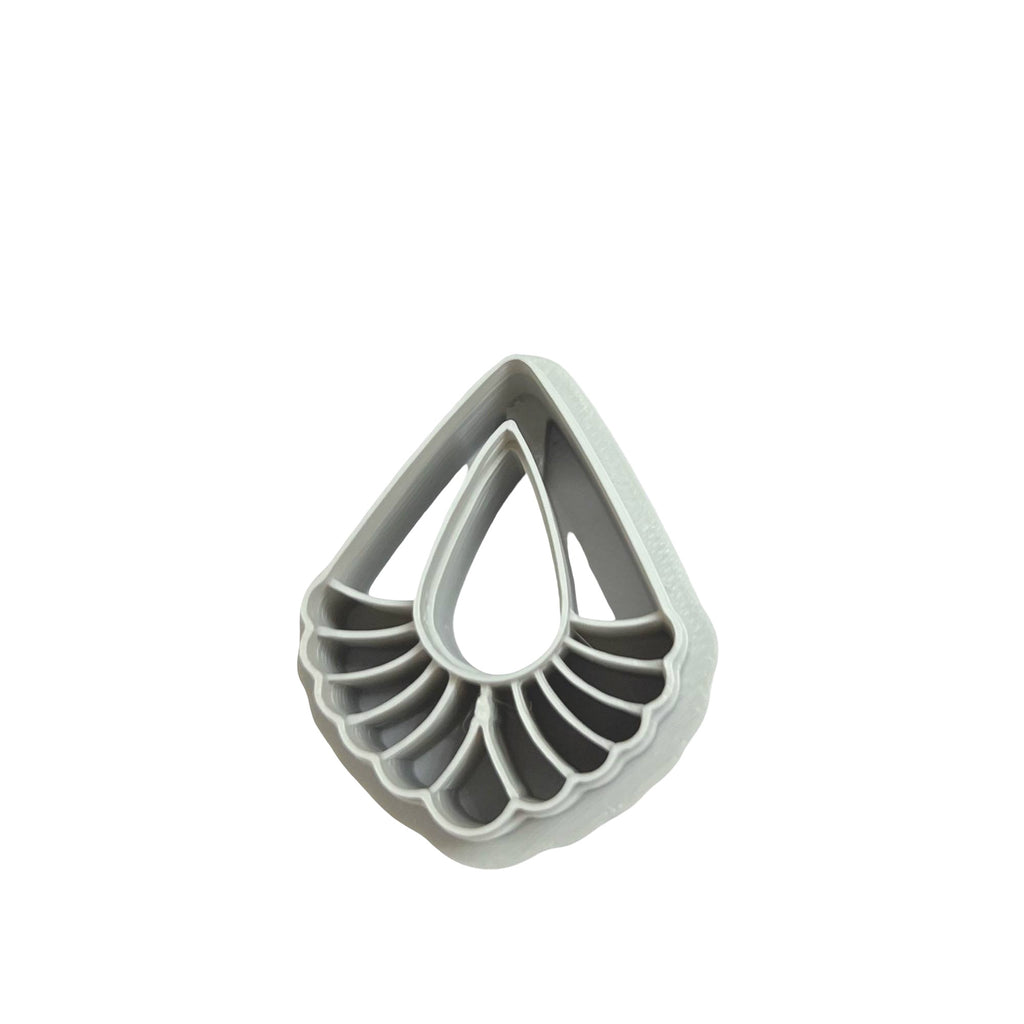 Blooming Tear Polymer Clay Cutter for Floral Earrings Making