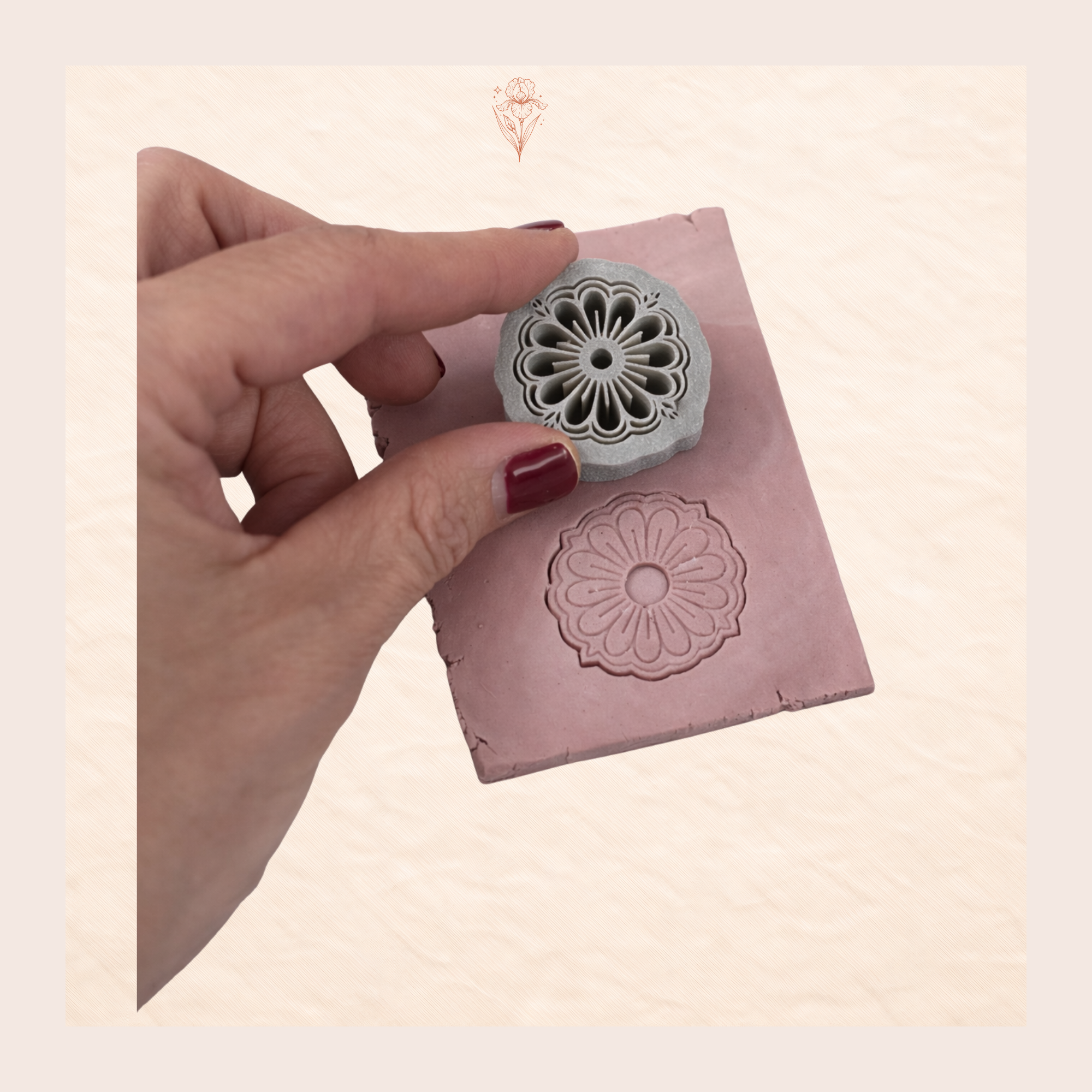 Boho Daisy Polymer Clay Cutter for Earrings