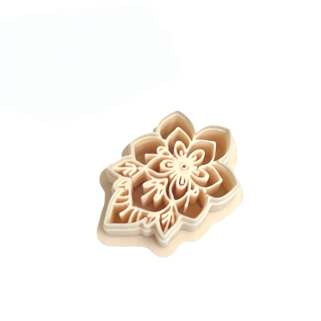 Boho Floral Polymer Clay Cutter for Statement Earrings Making