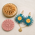 Boho Sun Polymer Clay Cutter | Celestial Earring Tool