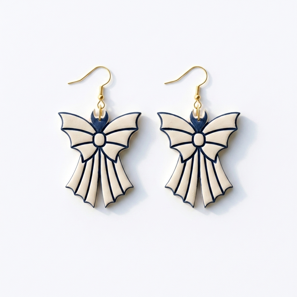 Bow Bat Polymer Clay Cutter | Cute Halloween Earring Tool