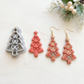 Bow Christmas Tree Polymer Clay Cutter | Coquette Festive Earring Tool