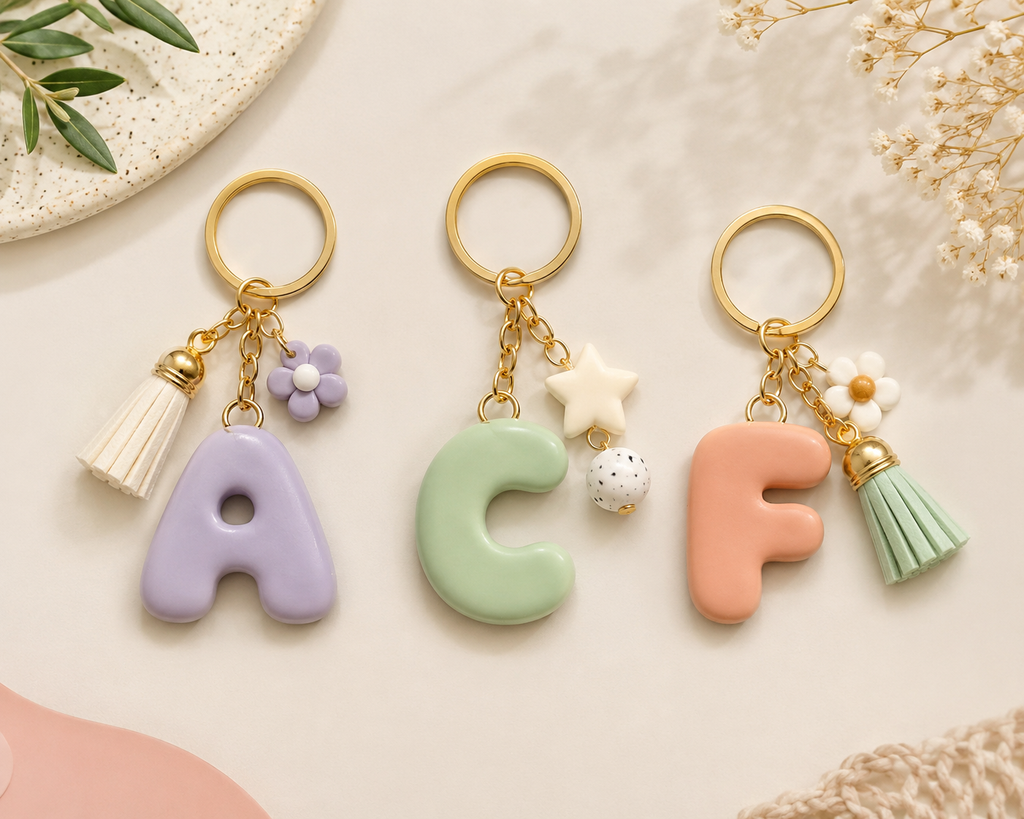 Bubble Puffy Letters Polymer Clay Cutter Set of 26 – Jewellery & Earring Tool