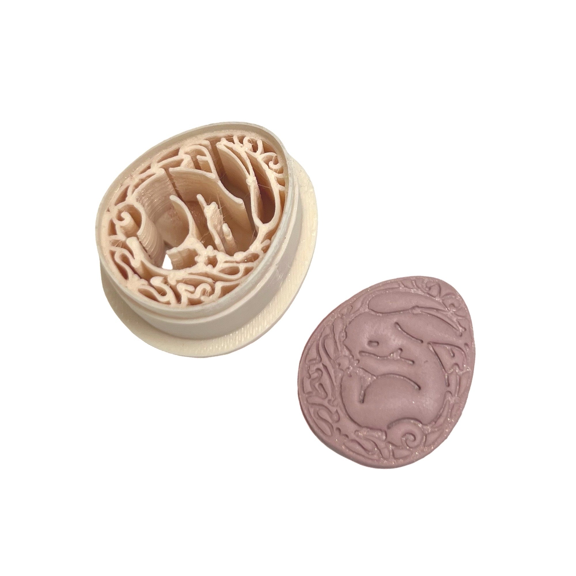 Bunny in Egg Polymer Clay Cutter for Easter Earrings