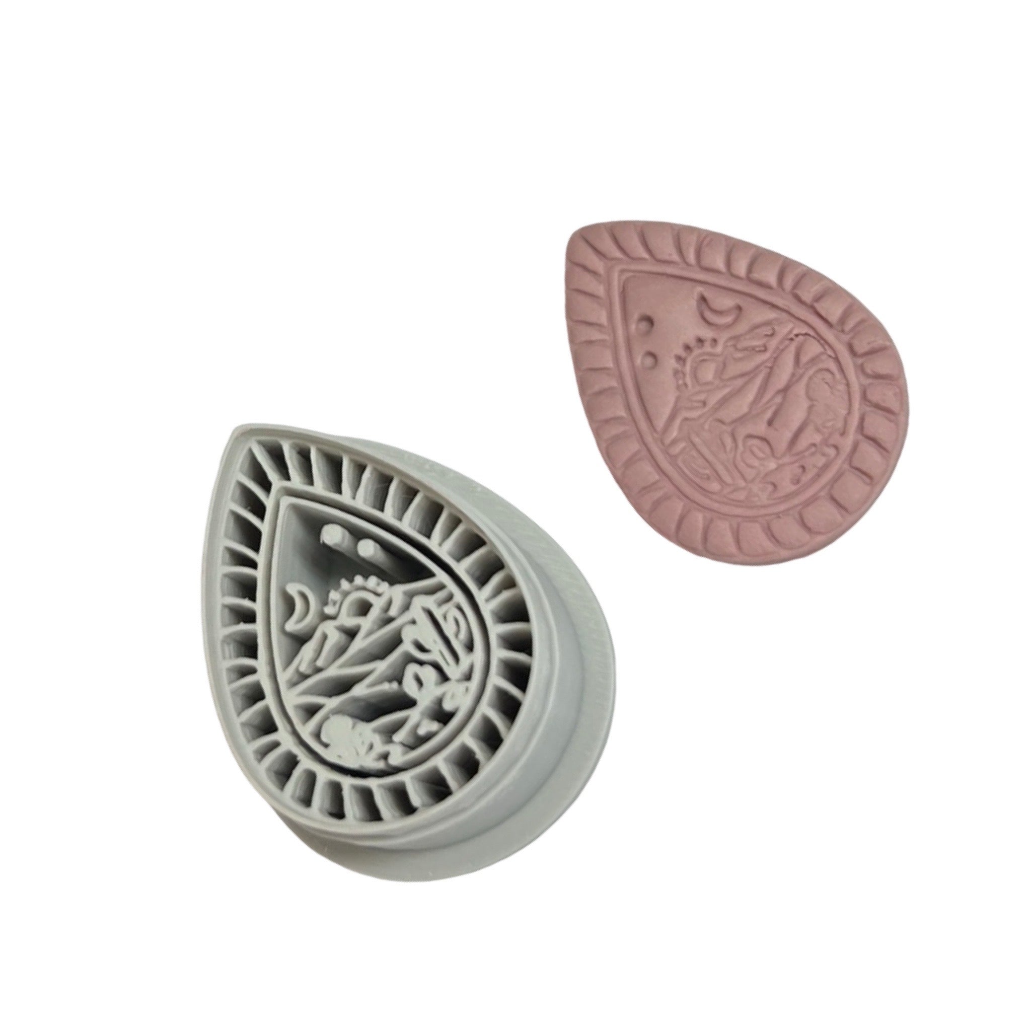 Cactus Teardrop Polymer Clay Cutter