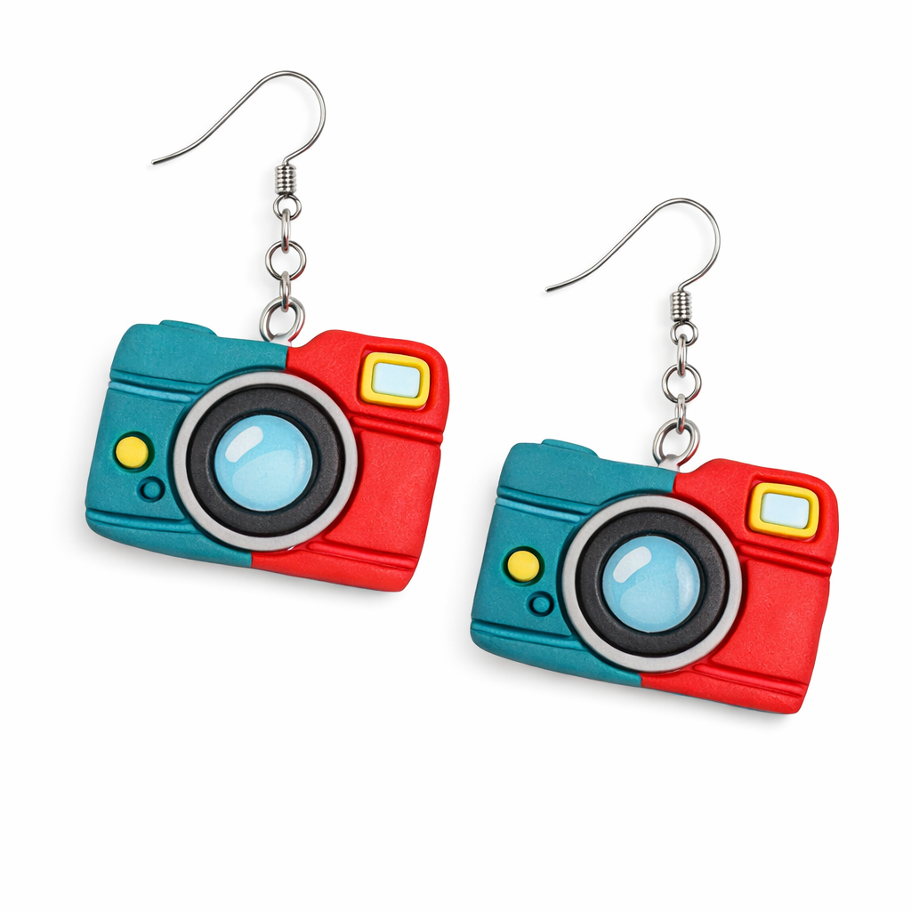 Camera 2 Polymer Clay Cutter for Earrings