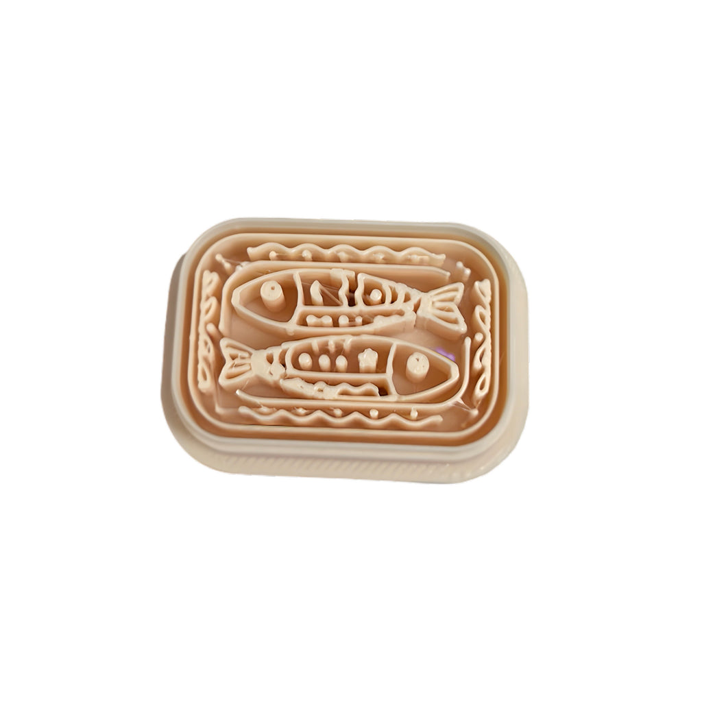 Canned Sardines Polymer Clay Cutter – Sardine Tin Clay Cutter for Earrings