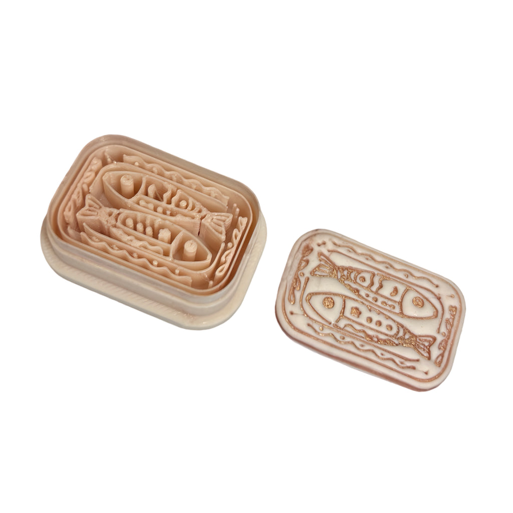 Canned Sardines Polymer Clay Cutter – Sardine Tin Clay Cutter for Earrings
