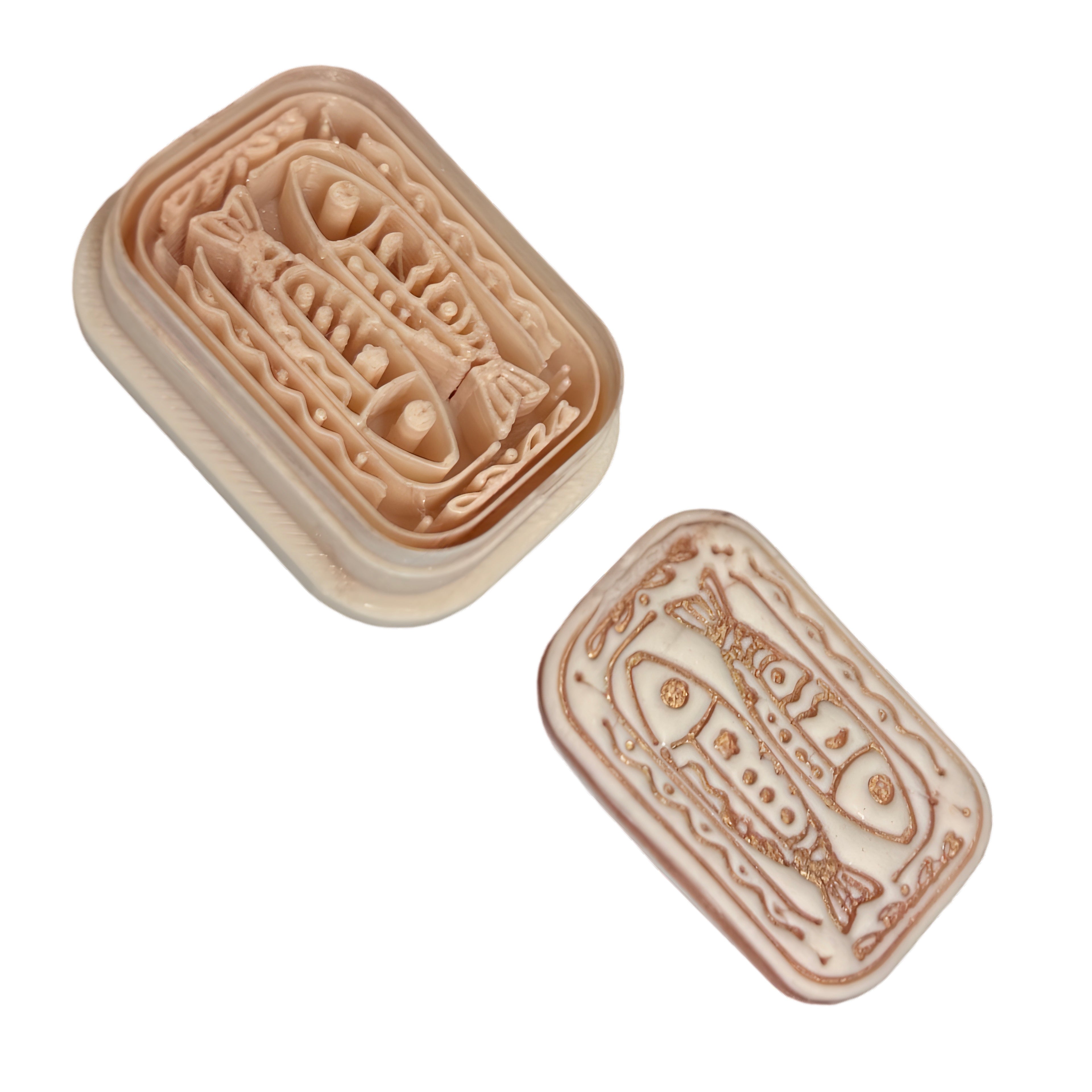 Canned Sardines Polymer Clay Cutter – Sardine Tin Clay Cutter for Earrings