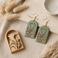 Cat in Black Polymer Clay Cutter | Halloween Earring Tool