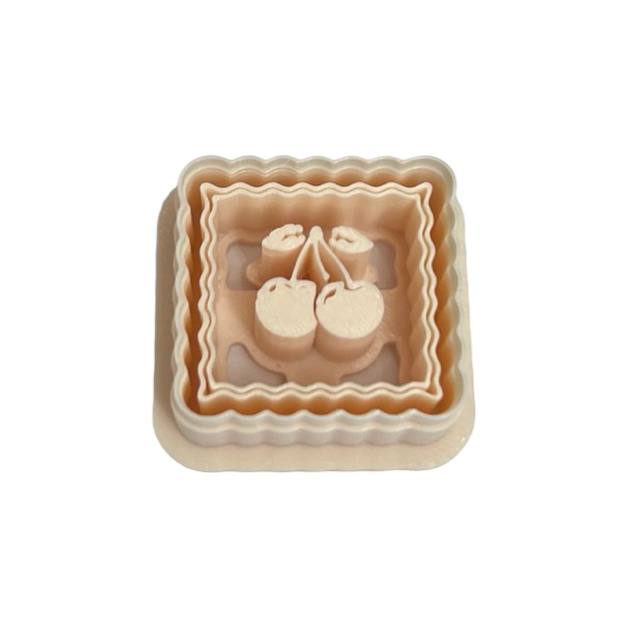 Cherries Stamp Polymer Clay Cutter