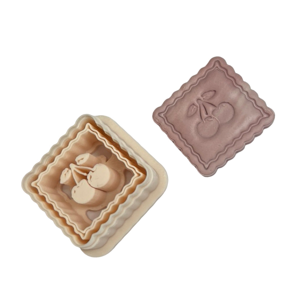 Cherries Stamp Polymer Clay Cutter