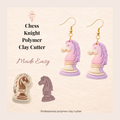Chess Knight Polymer Clay Cutter 25-45mm | Quirky Jewellery Making | IrisCrafts7