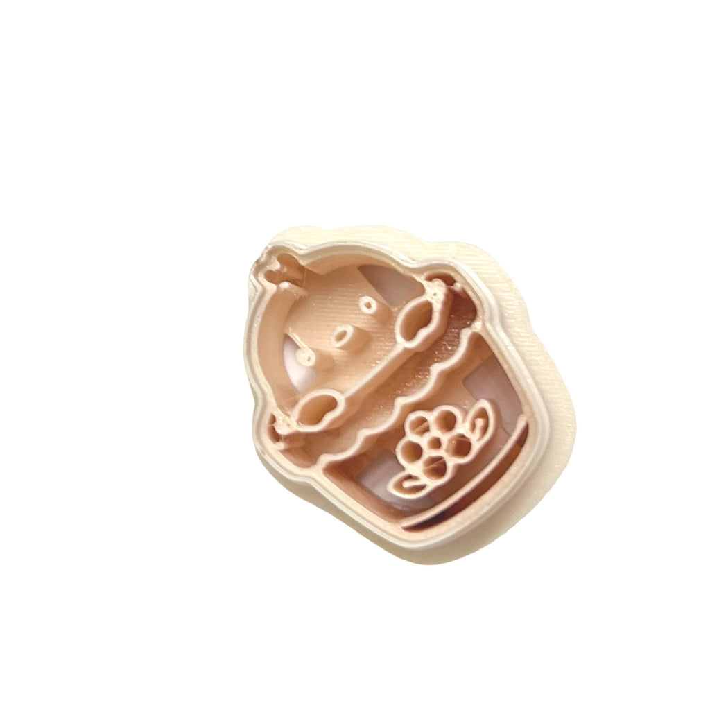 Chick in a Pot Polymer Clay Cutter for Easter Earrings