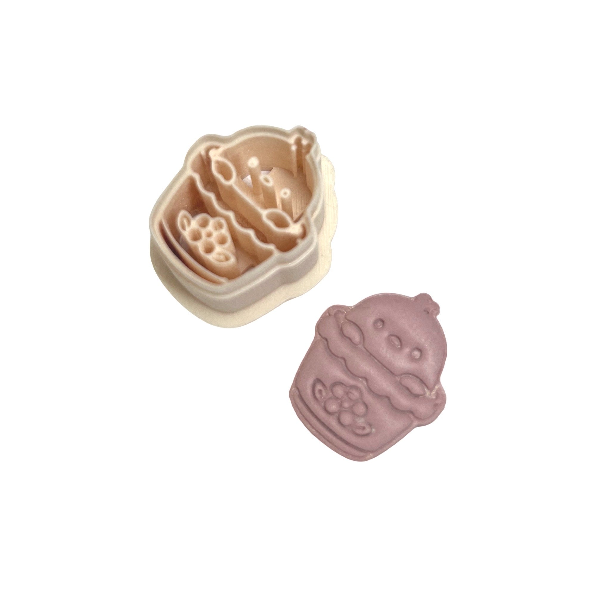 Chick in a Pot Polymer Clay Cutter for Easter Earrings