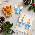 Christmas Angel Polymer Clay Cutter | Festive Earring Tool