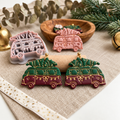 Christmas Camper Van Polymer Clay Cutter | Festive Earring Tool