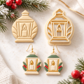 Christmas Lantern no.2 Polymer Clay Cutter | Festive Earring Tool