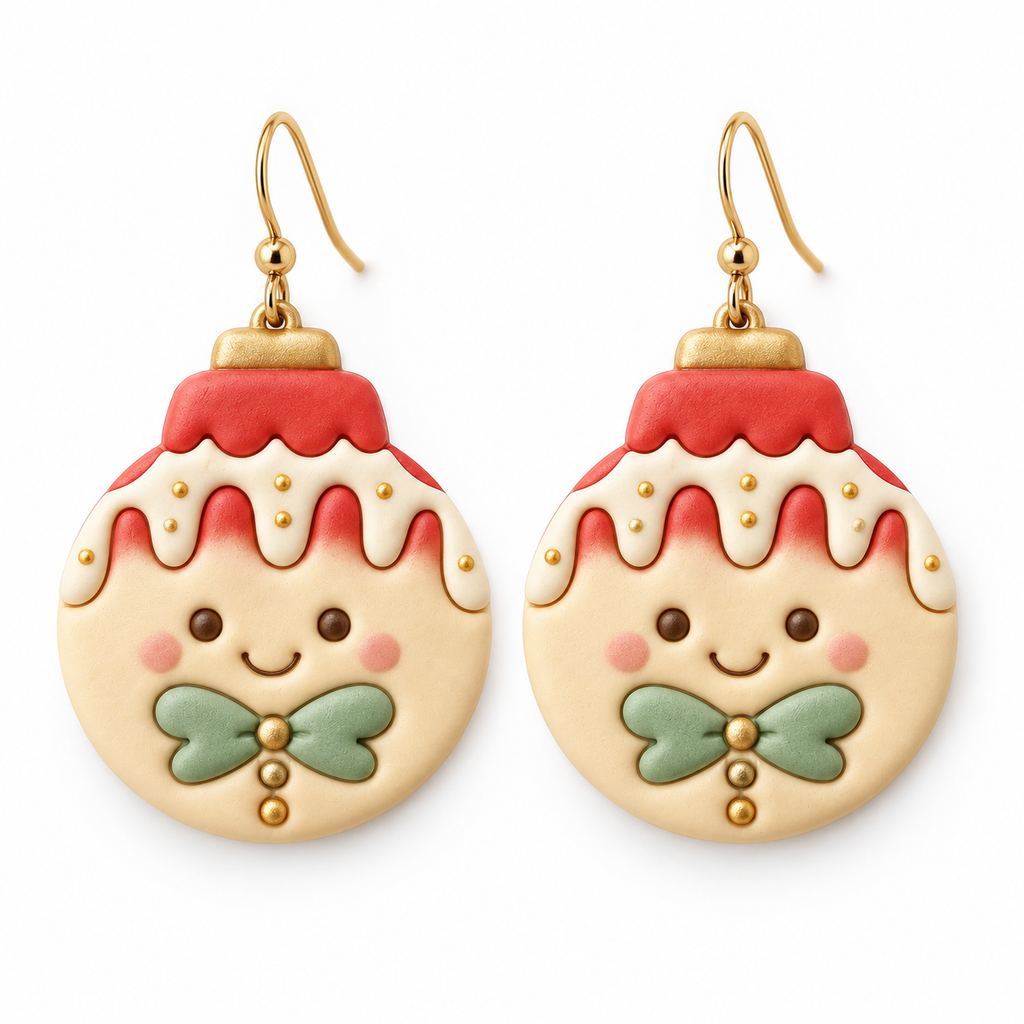 Christmas Toy Gingerbread Polymer Clay Cutter | Festive Earring Tool