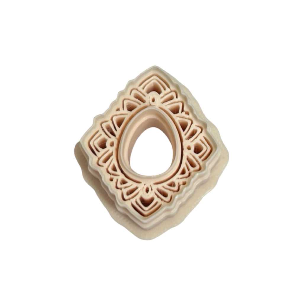 Deco Petal Jewel Drop Polymer Clay Cutter