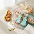 Duck Ghost Polymer Clay Cutter | 25–45mm | Halloween Duck Ghost Shape Clay Cutter | Earring Jewellery Making Tool