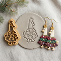 Duck Xmas Tree Polymer Clay Cutter | Funny Christmas Earring Tool