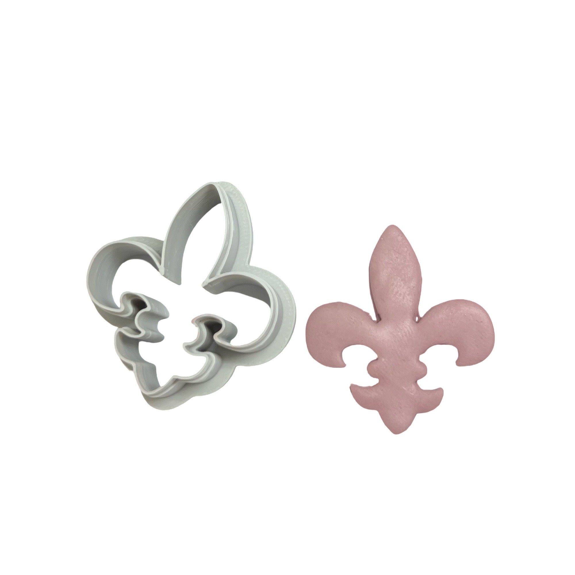 Fleur De Lis Polymer Clay Cutter for Statement Earrings