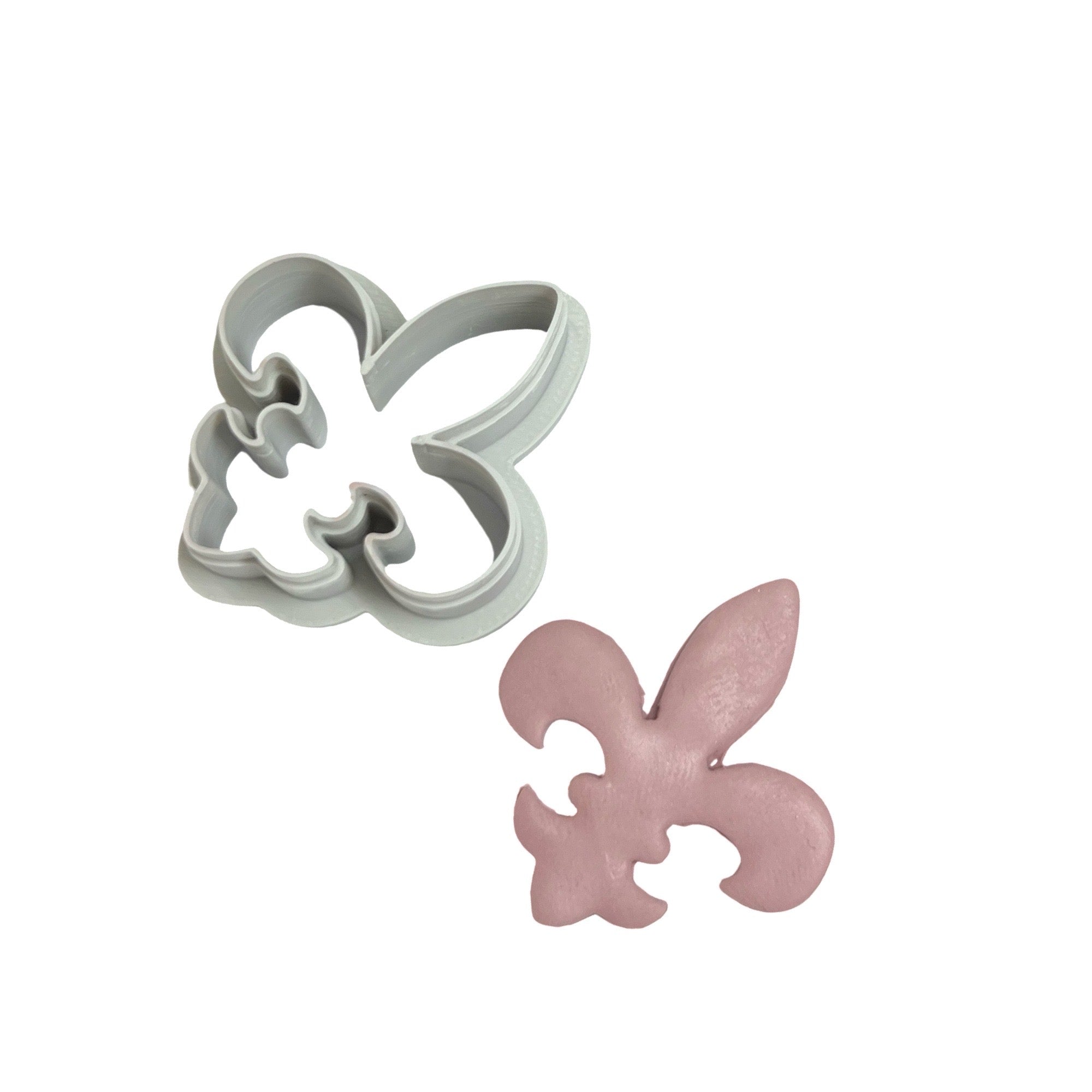 Fleur De Lis Polymer Clay Cutter for Statement Earrings