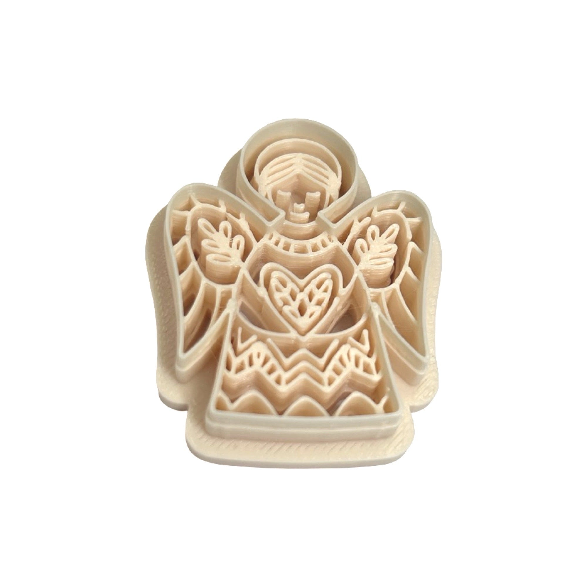 Folk Art Angel Polymer Clay Cutter for Statement Earrings