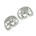 Folk Art Elephant Polymer Clay Cutter Set for Statement Earrings