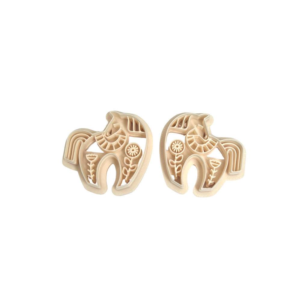 Folk Art Horse Polymer Clay Cutter for Statement Earrings