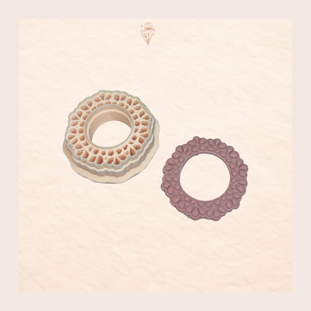 Garden Bridal Bloom Polymer Clay Cutter – Floral Wedding Earrings Tool | Clay Jewellery Cutter