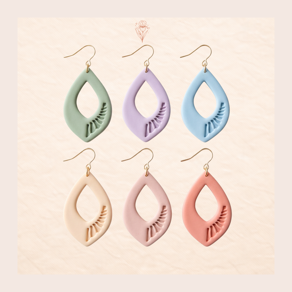 Geometric 7 Polymer Clay Cutter – Modern Earring Cutter | Abstract Shape Clay Tool