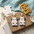 Ghost Cow Polymer Clay Cutter | 25–45mm | Halloween Ghost Cow Shape Clay Cutter | Earring Jewellery Making Tool