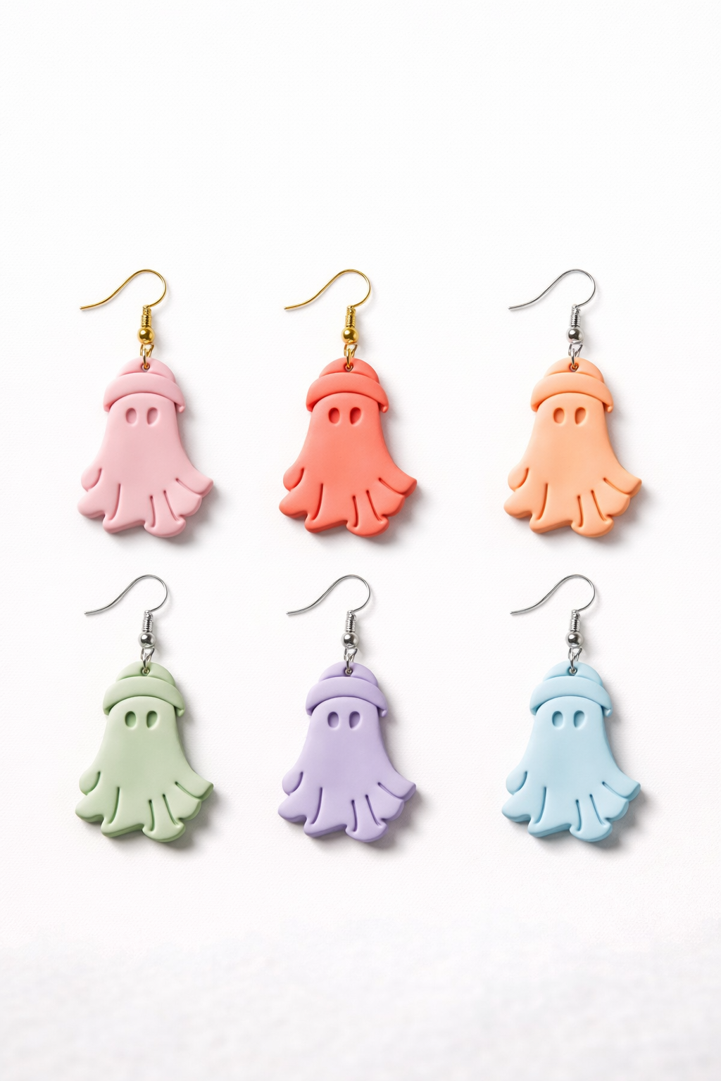 Ghost 5 Polymer Clay Cutter – Halloween Earring Cutter, Cute Ghost Shape, Clay Tools