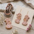 Ghost with Ribbon Bow Polymer Clay Cutter | Cute Halloween Earring Tool