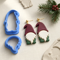 Gnome 4 Polymer Clay Cutter | Cute Scandi Gnome Earring Tool