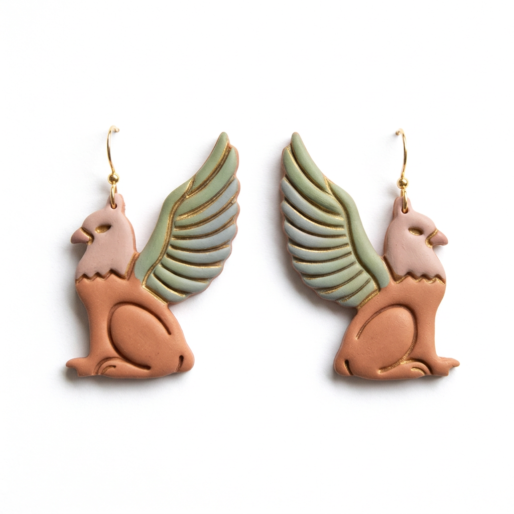 Griffin Polymer Clay Cutter | Fantasy Mythical Earring Tool