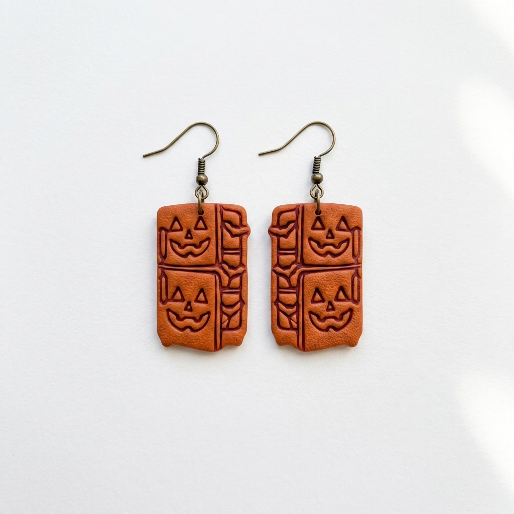 Haunted Refrigerator Polymer Clay Cutter | Funny Halloween Earring Tool